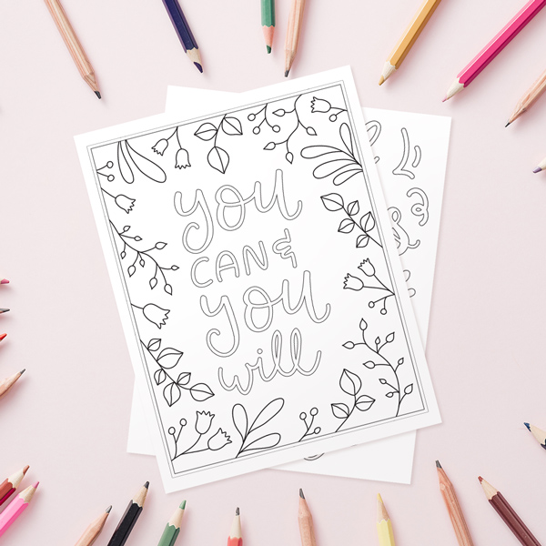 Download Bits Of Positivity Coloring Book Artbeat Illustrations